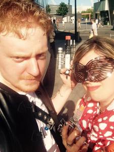 Me and my friend Al dressed for Secret Cinema 