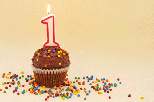 Happy Birthday to Us! Today we are&nbsp;1