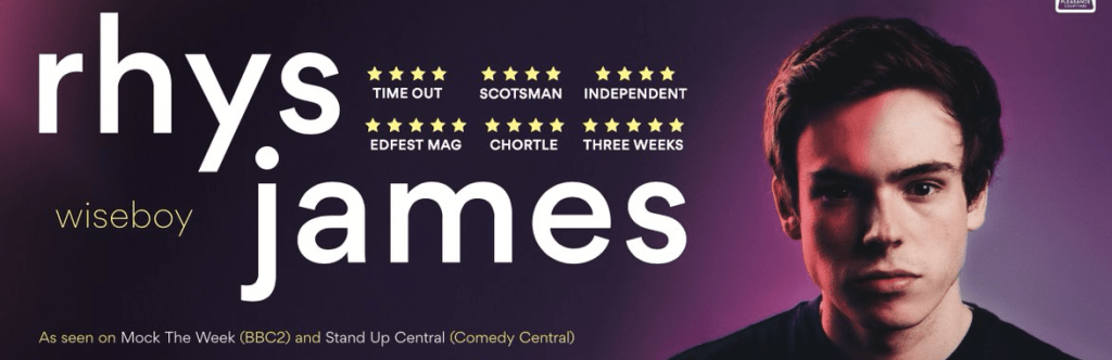 Funny at the Fringe – Rhy James,&nbsp;Wiseboy