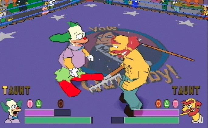 The Games That Time Forgot – The Simpsons Wrestling, Playstation&nbsp;One