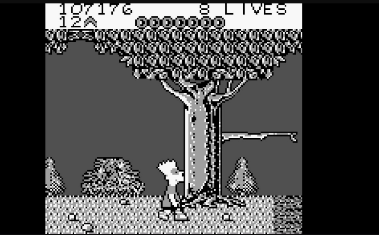 The Games That Time Forgot -Bart Simpson Escape From Camp Deadly, Game&nbsp;Boy