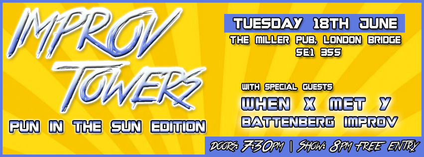Show To See This Week  – INTERVIEW – Punderstandably, Improv Towers, Hoopla&nbsp;Impro
