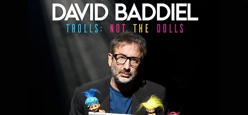 Tour Of The Month – January  – David Baddiel, Trolls Not The&nbsp;Dolls