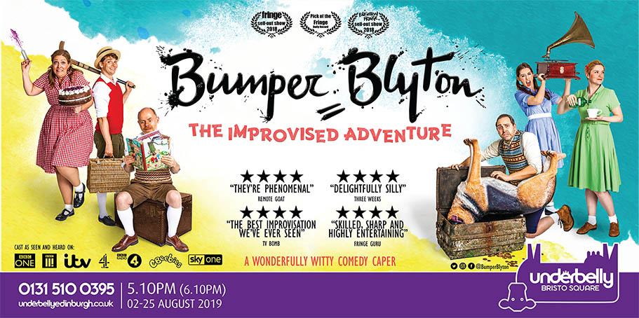 Funny At The Fringe – INTERVIEW – Bumper Blighton: The Improvised&nbsp;Adventure