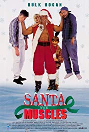 santa with muscles