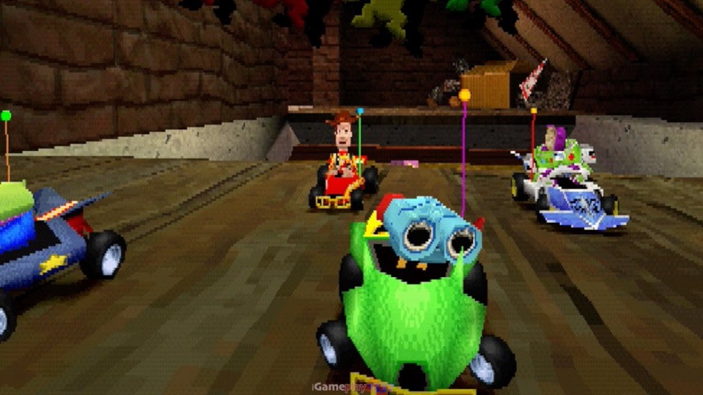 In The Games Corner – Toy Story Racer, Playstation&nbsp;One