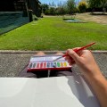 6 Painting in the garden