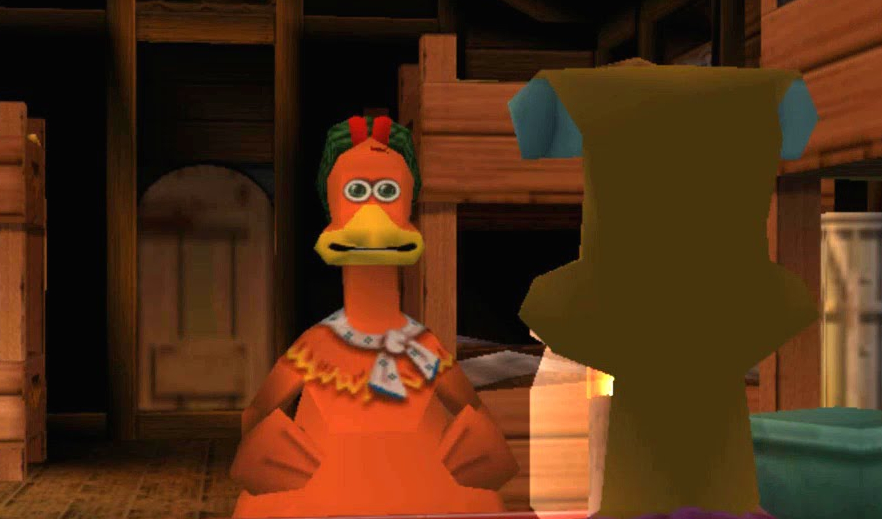 In The Games Corner – Chicken Run,&nbsp;Dreamcast