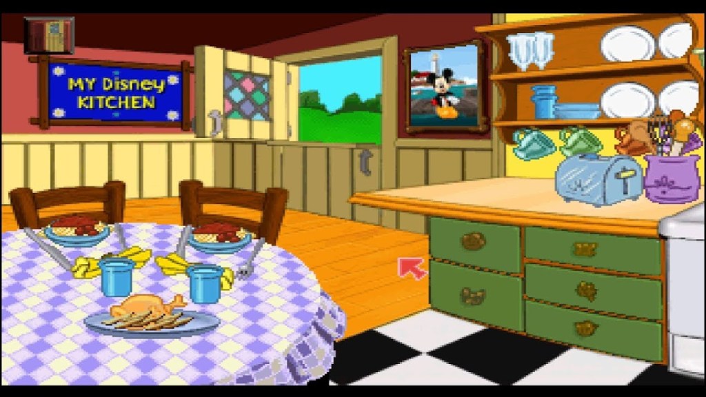 In The Games Corner – My Disney Kitchen, Playstation&nbsp;1