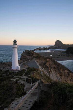 Castlepoint Lighthouse at Sunset