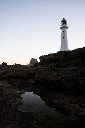 Reflections at Castlepoint Lighthouse.