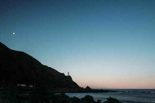 Cape Palliser Lighthouse at Sunset