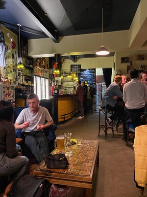 A view of the bar at Little Beer Quarter.
