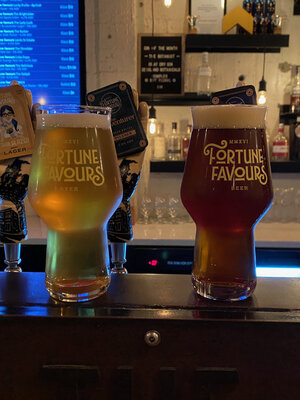 One of my many visits to Fortune Favours.